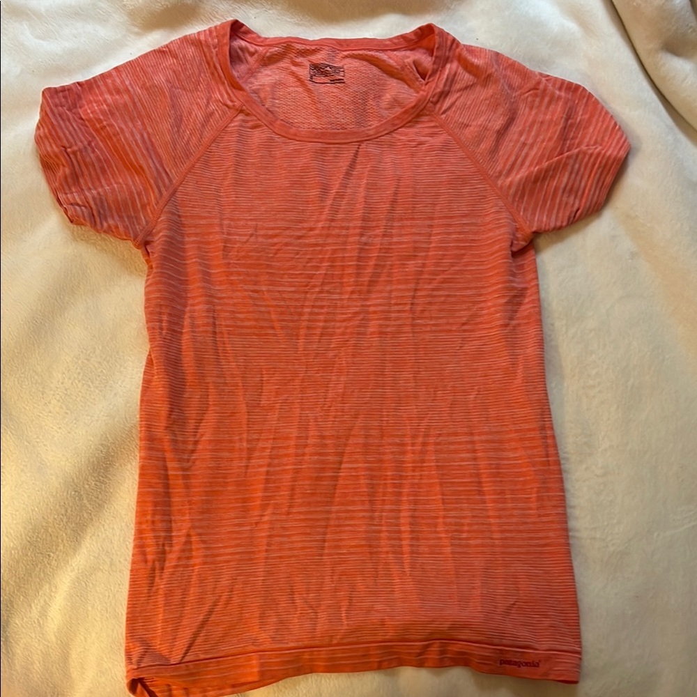 Patagonia Pink Fitted Short Sleeve T-Shirt